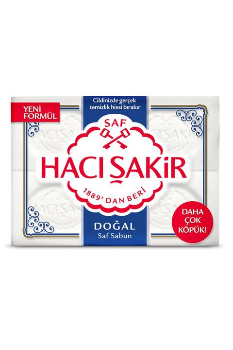 Hacı Şakir Doğal Beyaz Kalıp Sabun 4x150 Gr
