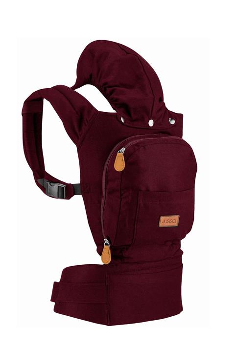 Jusso Ergo Mom Ergonomik Kanguru 4-15 Kg - Bordo