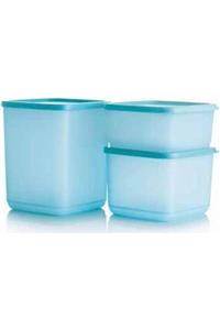 Tupperware Kübik Set Üçlü