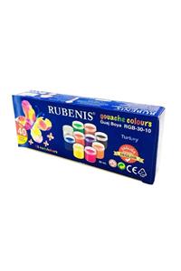 Rubenis 10 Renk Guaj Boya 30 Ml