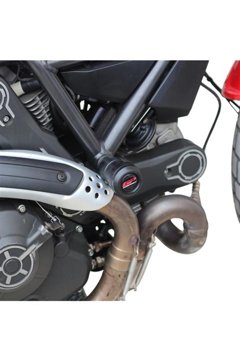GP KOMPOZİT Ducati Scrambler 2015-2020 Uyumlu Motor Koruma Takozu Siyah