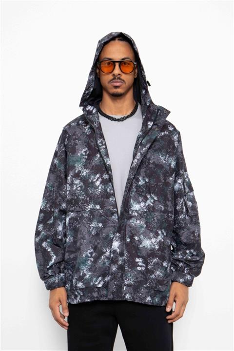 Machinist Kamuflaj Oversize Antrasit Erkek Yağmurluk