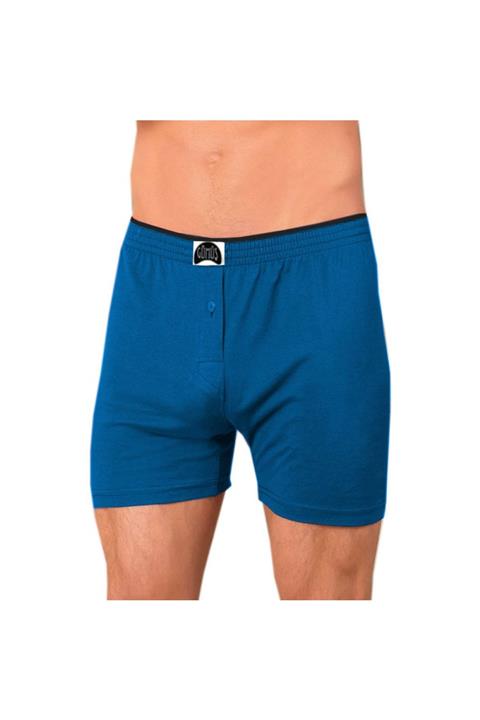 Gümüş İç Giyim Gümüş 12 Adet Mavi Renk Havlu Bel Boxer