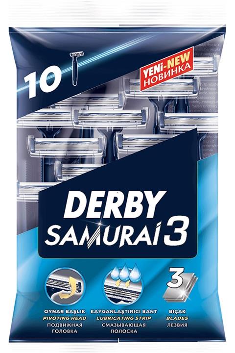 Derby Samurai 3 Klasik Kullan At Tıraş Bıçağı 10 Adet