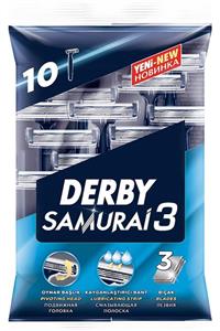 Derby Samurai 3 Klasik Kullan At Tıraş Bıçağı 10 Adet