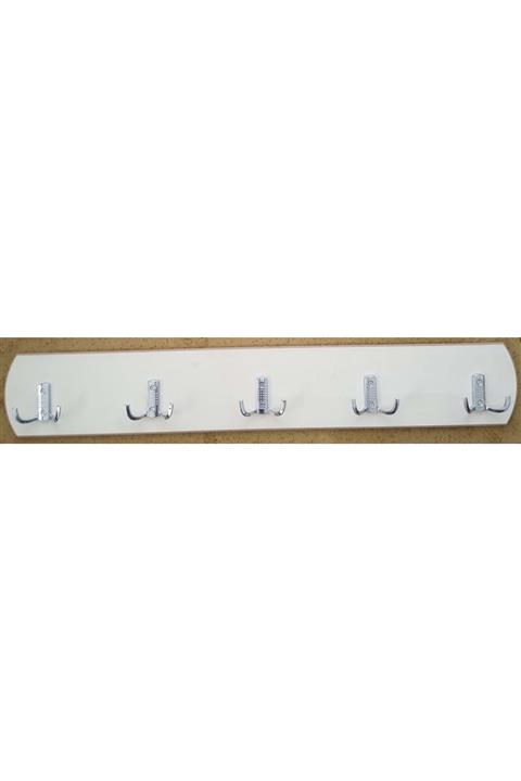 FREE Ayfemob Mdf Duvar Askılık 5 Li - Sağlam Kenarları Oval Ve Deform Olmaz -