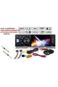 AUDİOMAX Araba Oto Teyp +geri Park Kamera-bluetooth-mp5-mp4-mp3-usb-sd-aux Mx-7555