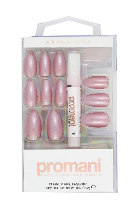 Promani Contour Pearl Pink Takma Tırnak Kiti