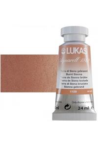 Lukas Aquarell 1862 Artist 24ml Sulu Boya 1109 Burnt Sienna