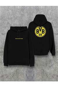 HobyUsa Borussia Dortmund Çift Taraf Baskılı Kapşonlu Tasarım Hoodie