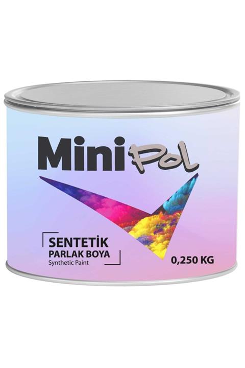 Minipol Fildişi Parlak Sentetik  Yağlı Ahşap Metal Duvar Boyası  0.250 kg