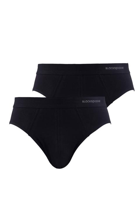 Blackspade Erkek Slip Külot 2'li Paket Loose Fit 9625-siyah