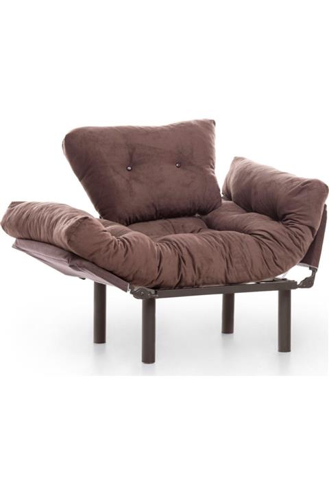 Pafu Nitta Tekli Koltuk - Kahverengi