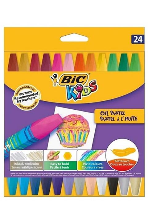 Bic Kids 24 Renk Pastel Boya 926447