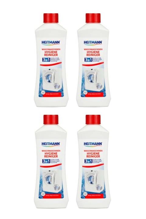 HEITMANN Çamaşır Makinası Hijyen Sağlayıcı, Kireç Çözücüsü Ve Koku Gidericisi 3'ü 1 Arada X 4 Adet