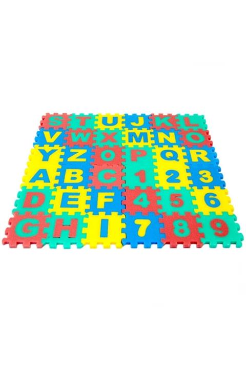 Burnis Toy Toys Polimat Harf Ve Rakam Puzzle 36 Parça Fırsat