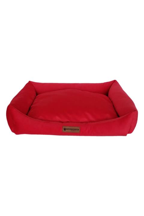 Markapet Tay Tüyü Yumuşak Köpek Yatağı X Large Kırmızı 80*100 Cm