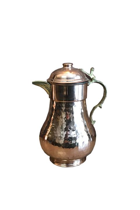 Bakırcı Kapaklı Bakır Sürahi