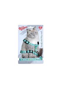 natura Yetişkin Kedi Bel Tasması - Kedi Desenli