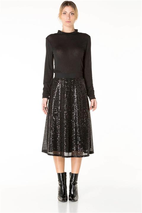 illy&coll. Payetli Midi Etek