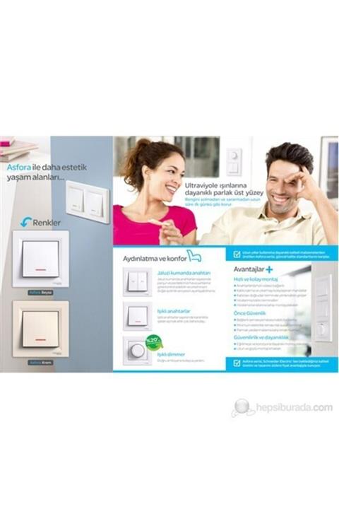 SCHNEIDER Asfora Krem Anahtar