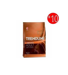 Trendline Kuzu Pirinç Yetişkin Kedi Maması 1 kg 10 Adet