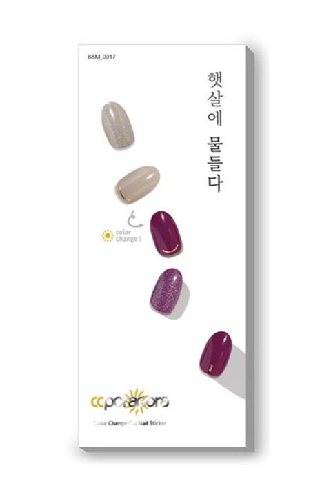 CCPORAPORA Kore Renk Değiştiren Tırnak Sticker Bbm_0017