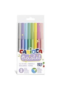 CARIOCA 8 Renk Pastel Süper Yık.keçeli Kalem 43032