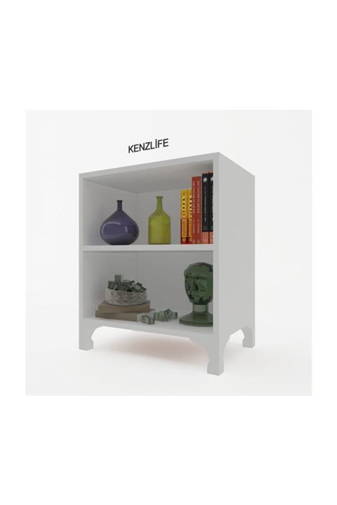 Kenzlife Kitaplık Tuğçe 068*030*020 Byz Ayaklı Mutfak Dolabı Banyo Ofis Ayakkabılık Kiler