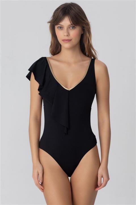 Kom Kadın Siyah Mayo