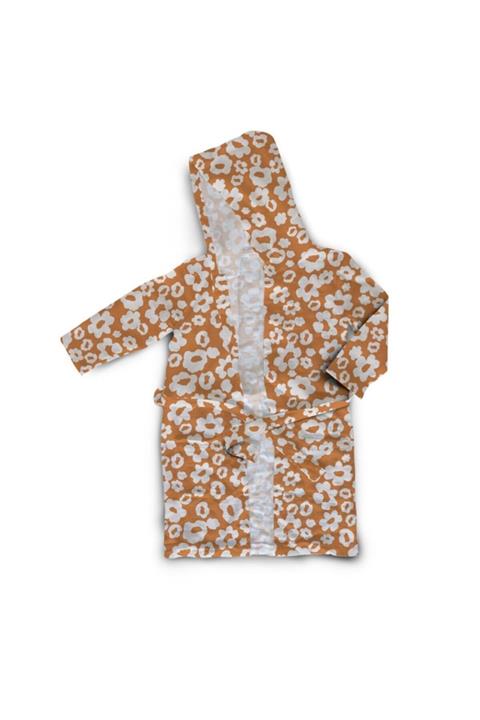 Kokopatik Kahve Çiçeği Model Bornoz  4 Kat