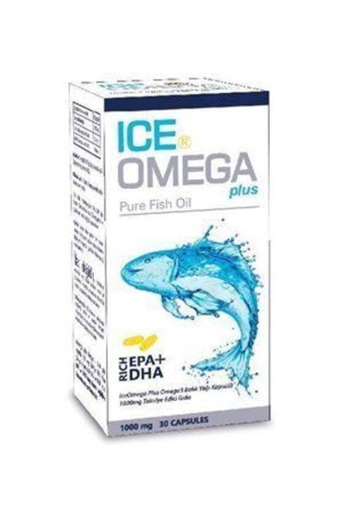 Ametis İlaç Ice Omega Plus Balık Yağı 1000 mg 30 Kapsül