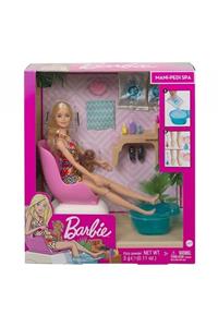 Barbie Sağlıklı Tırnak Bakımı Oyun Seti - Renk Değişimi Özelliği Ve Aksesuarlar Ghn07