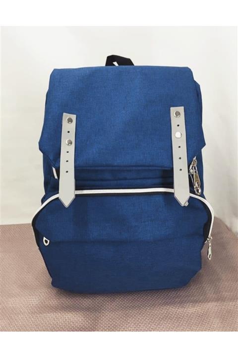 USF Bebek Bakım Çantası Lüx Anne Bebek Bakım Sırt Çantası (d) Lacivert