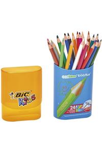 Bic Evolutıon 24 Renk Kuru Boya Pvc Kutu 922511