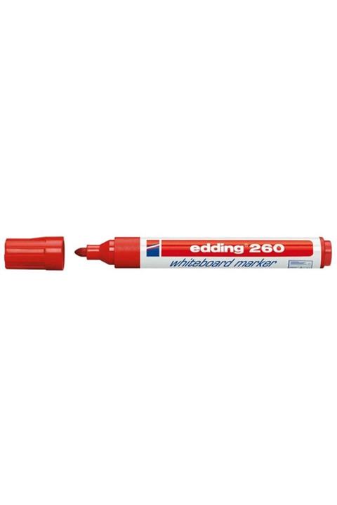 Edding Beyaz Tahta Kalemi E-260 Kırmızı