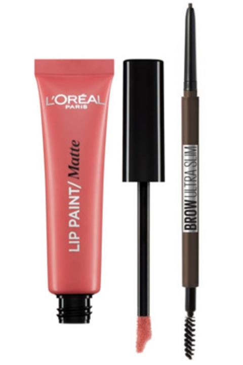 Maybelline New York Lip Paint Likit Mat Ruj No 201 Maybelline Ultra Slim Kaş Kalemi No: 06