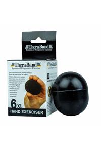 THERABAND Thera-band 12343 Hand Exerciser Xl El Güçlendirici Jel Egzertsiz Topu Extra Çok Sert Siyah