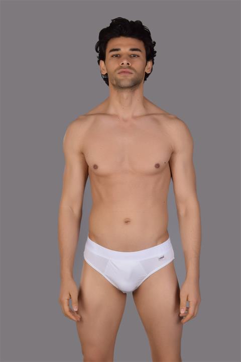 COTBOXER Modal Erkek Slip Beyaz