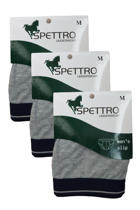 Spettro Erkek Gri Cotton Slip 3'lü