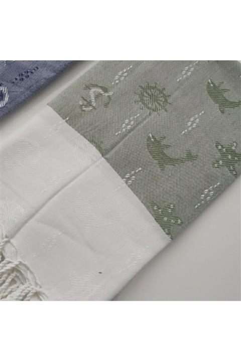 UzmanTekstil Buldan Yeşil Peştemal