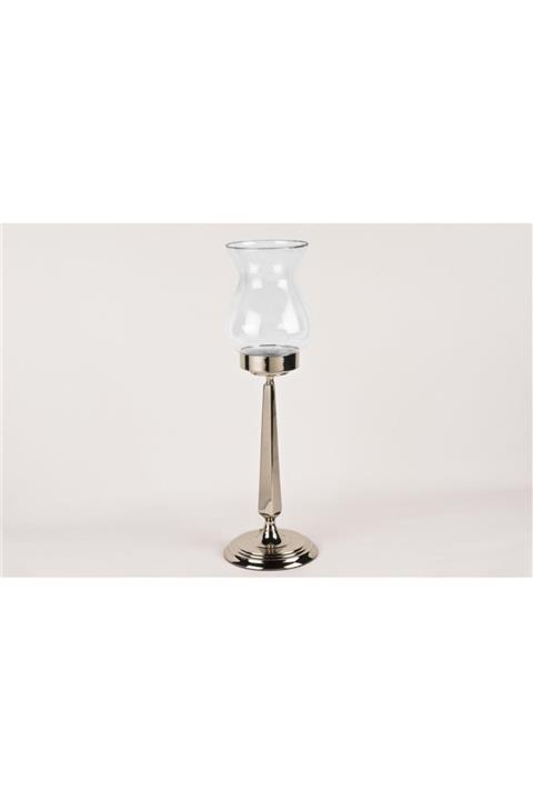 Mikasa Moor Gümüş Konik Mumluk 54*14 Cm