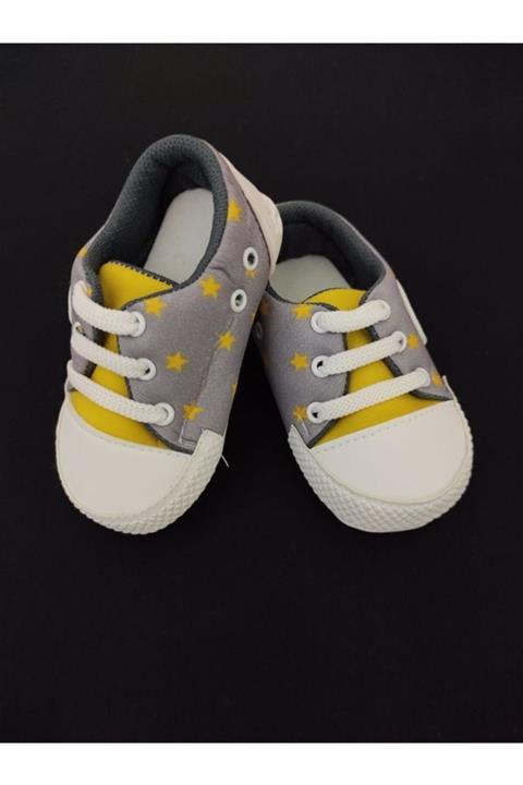 ALİSYUM Unisex Bebek Gri Patik