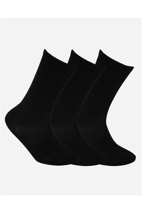 SKECHERS U SKX NoPad Crew Cut Socks 3 Pack Unisex Siyah Çorap - S192138-001