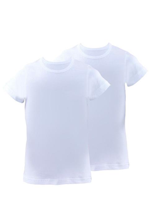 Blackspade Erkek Çocuk Beyaz 2 Li Paket Fanila T-shirt