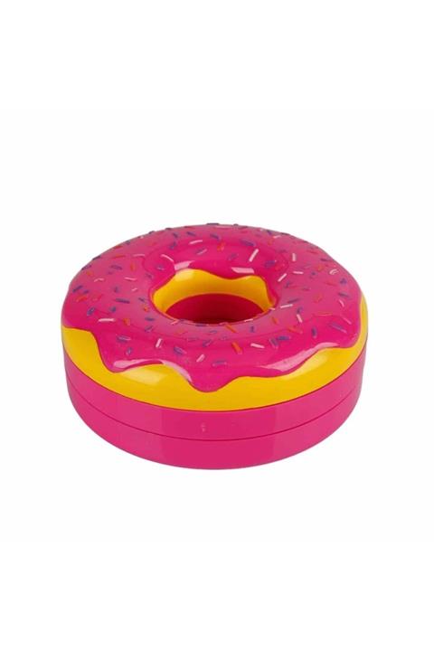 Burnis Toy Trend Donut Şekilli 2 Katlı Makyaj Güzellik Seti Fırsat