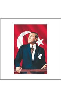 hazar bayrak Atatürk Posteri 150x225cm