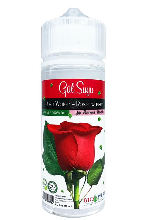 BIOWERA BİTKİSEL KOZMETİK VE SABUN Saf Gül Suyu- Yağı Alınmamıs - Bıowera - %100 Bitkisel-110 ml
