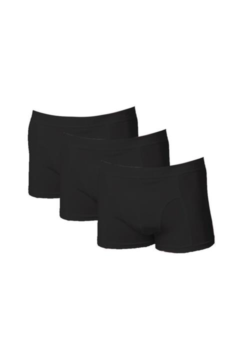 Dono Lycra Uzun Siyah 3 Lü Boxer 1125x3