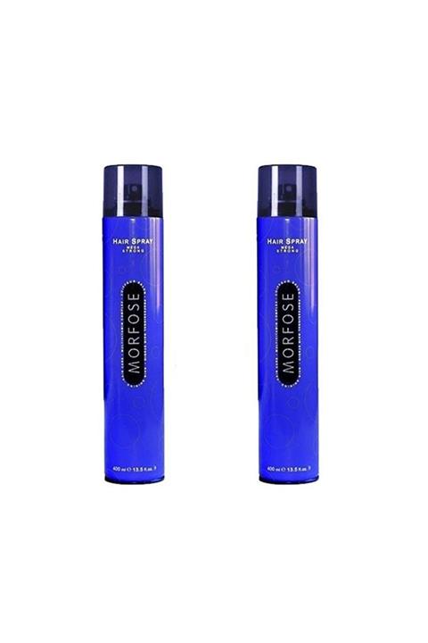 Morfose Hair Spray Mega Strong Saç Spreyi 400ml 2li Ürün